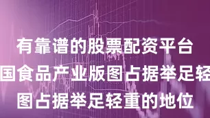 有靠谱的股票配资平台吗也在中国食品产业版图占据举足轻重的地位